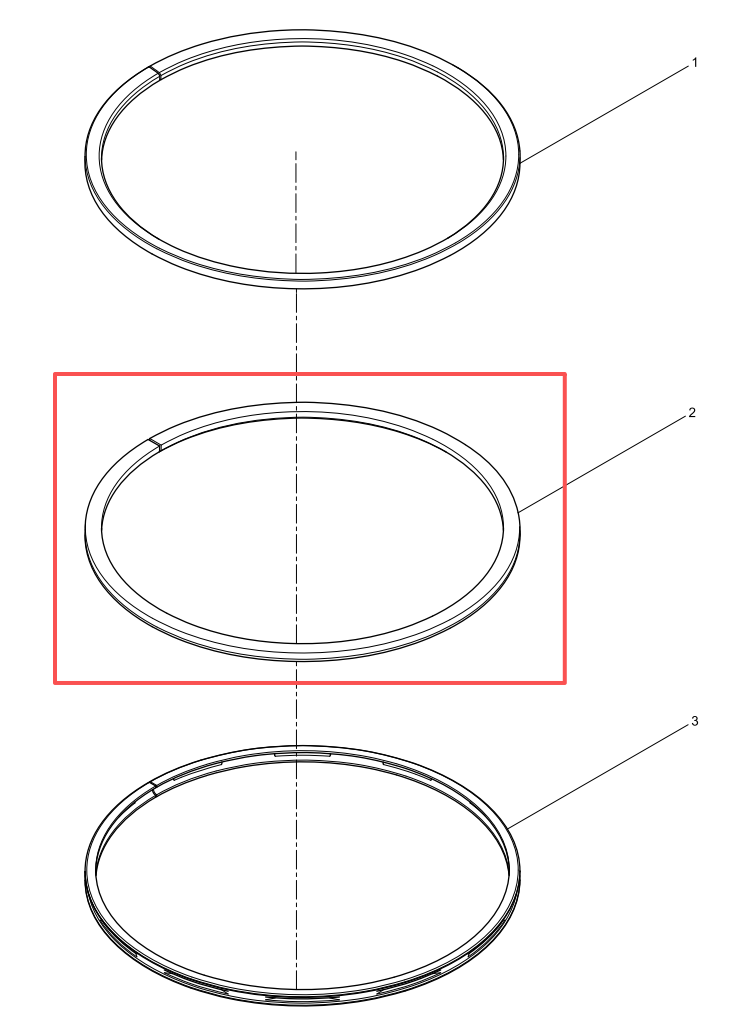 612700020006 Twist Taper Ring Baudouin High Quality OEM