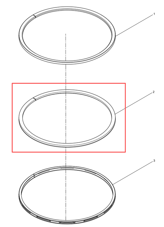 612700020006 Twist Taper Ring Baudouin High Quality OEM