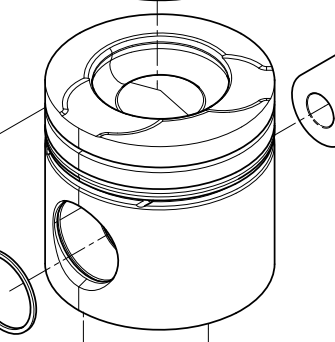 1001647886 Piston Baudouin High Quality OEM