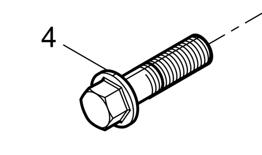 90011420012 Hexagon Flange Bolt Baudouin High Quality OEM