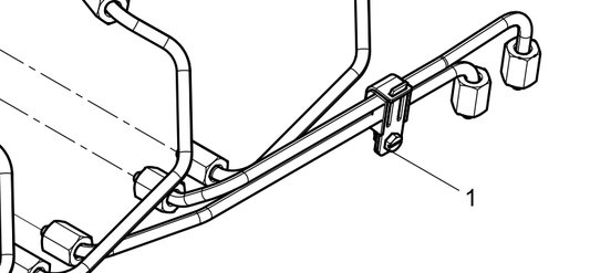 1000101611 High-pressure Fuel Pipe Assembly Baudouin High Quality OEM