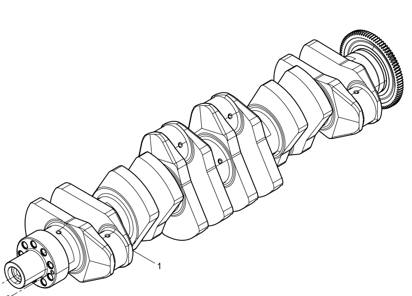 612630020038 Crankshaft Assembly Baudouin High Quality OEM