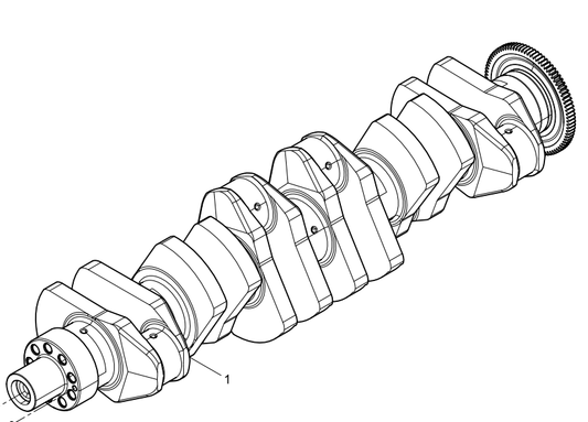 612630020038 Crankshaft Assembly Baudouin High Quality OEM