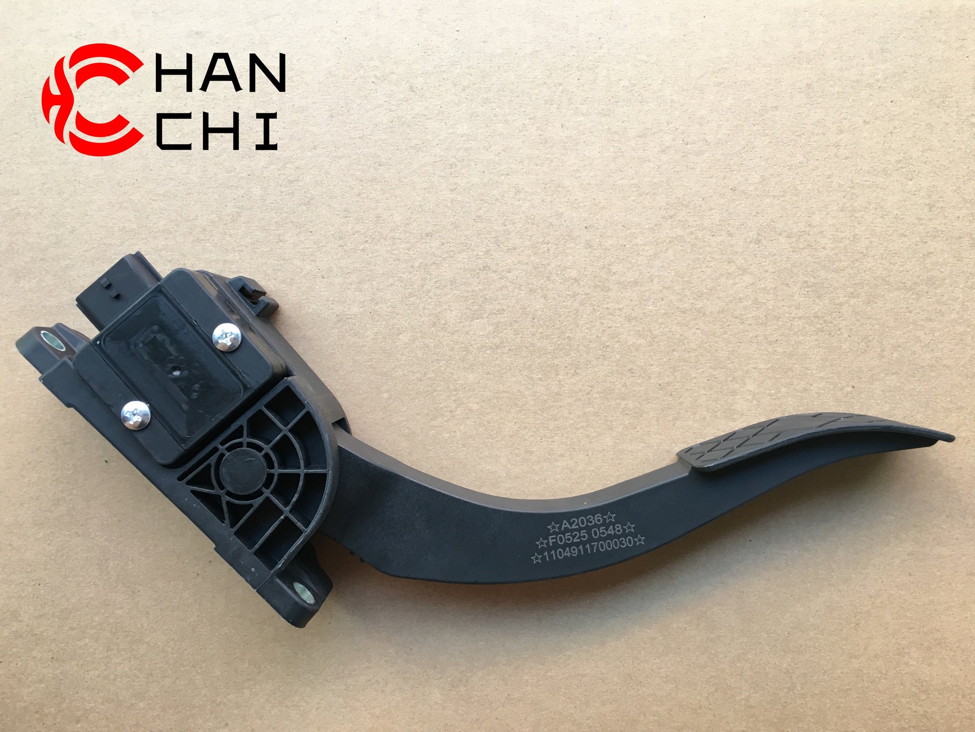 【Description】---☀Welcome to HANCHI☀---✔Good Quality✔Generally Applicability✔Competitive PriceEnjoy your shopping time↖（^ω^）↗【Features】Brand-New with High Quality for the Aftermarket.Totally mathced your need.**Stable Quality**High Precision**Easy Installation**【Specification】OEM：1104911700030Material：ABSColor：blackOrigin：Made in ChinaWeight：1000g【Packing List】1* Electronic Accelerator Pedal 【More Service】 We can provide OEM service We can Be your one-step solution for Auto Parts We can provide t