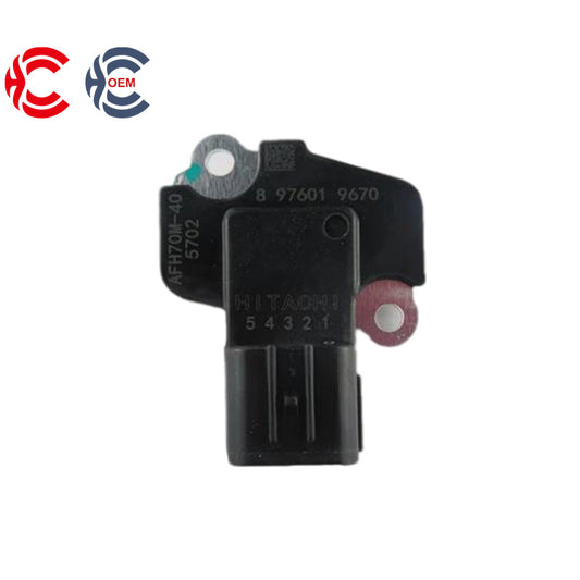 OEM: 8-97601-9670 AFH70M-40Material: ABSColor: BlackOrigin: Made in ChinaWeight: 200gPacking List: 1* Air Flow Sensor Sensor More ServiceWe can provide OEM Manufacturing serviceWe can Be your one-step solution for Auto PartsWe can provide technical scheme for you Feel Free to Contact Us, We will get back to you as soon as possible.