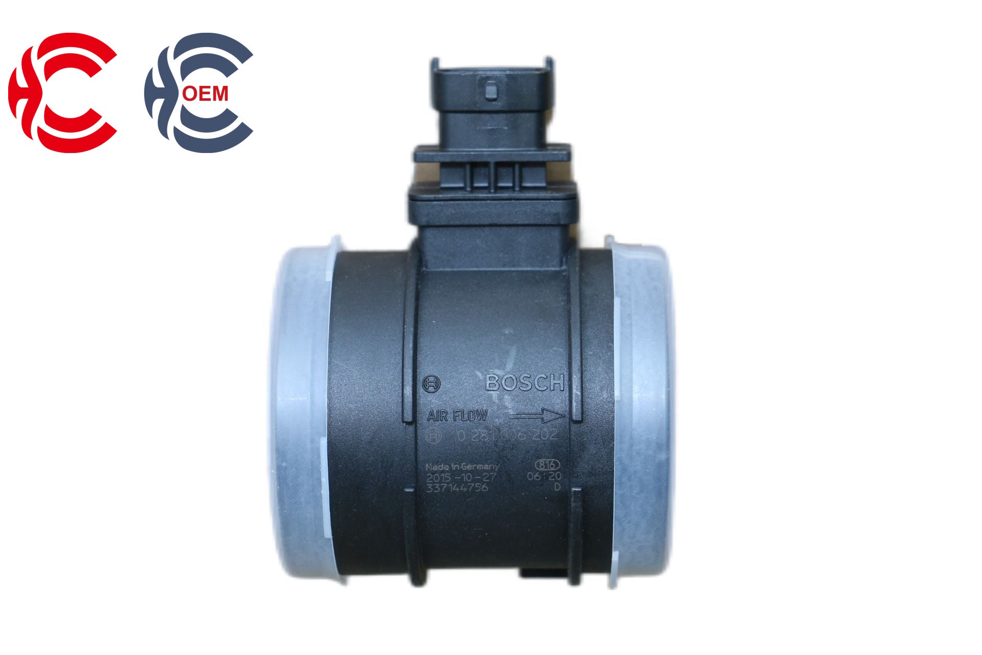 OEM: 0281006202Material: ABSColor: BlackOrigin: Made in ChinaWeight: 200gPacking List: 1* Air Flow Sensor Sensor More ServiceWe can provide OEM Manufacturing serviceWe can Be your one-step solution for Auto PartsWe can provide technical scheme for you Feel Free to Contact Us, We will get back to you as soon as possible.