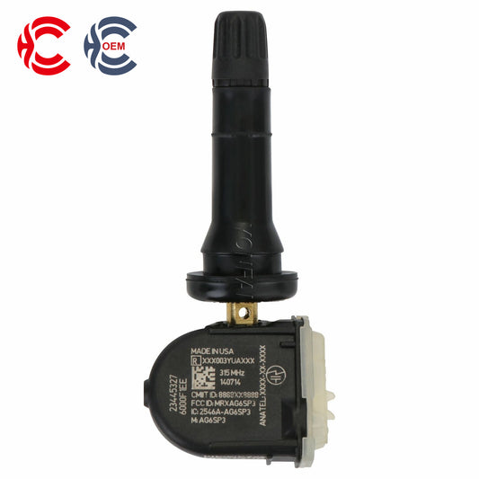 OEM: 23445327Material: ABS MetalColor: Black SilverOrigin: Made in ChinaWeight: 200gPacking List: 1* Tire Pressure Monitoring System TPMS Sensor More ServiceWe can provide OEM Manufacturing serviceWe can Be your one-step solution for Auto PartsWe can provide technical scheme for you Feel Free to Contact Us, We will get back to you as soon as possible.