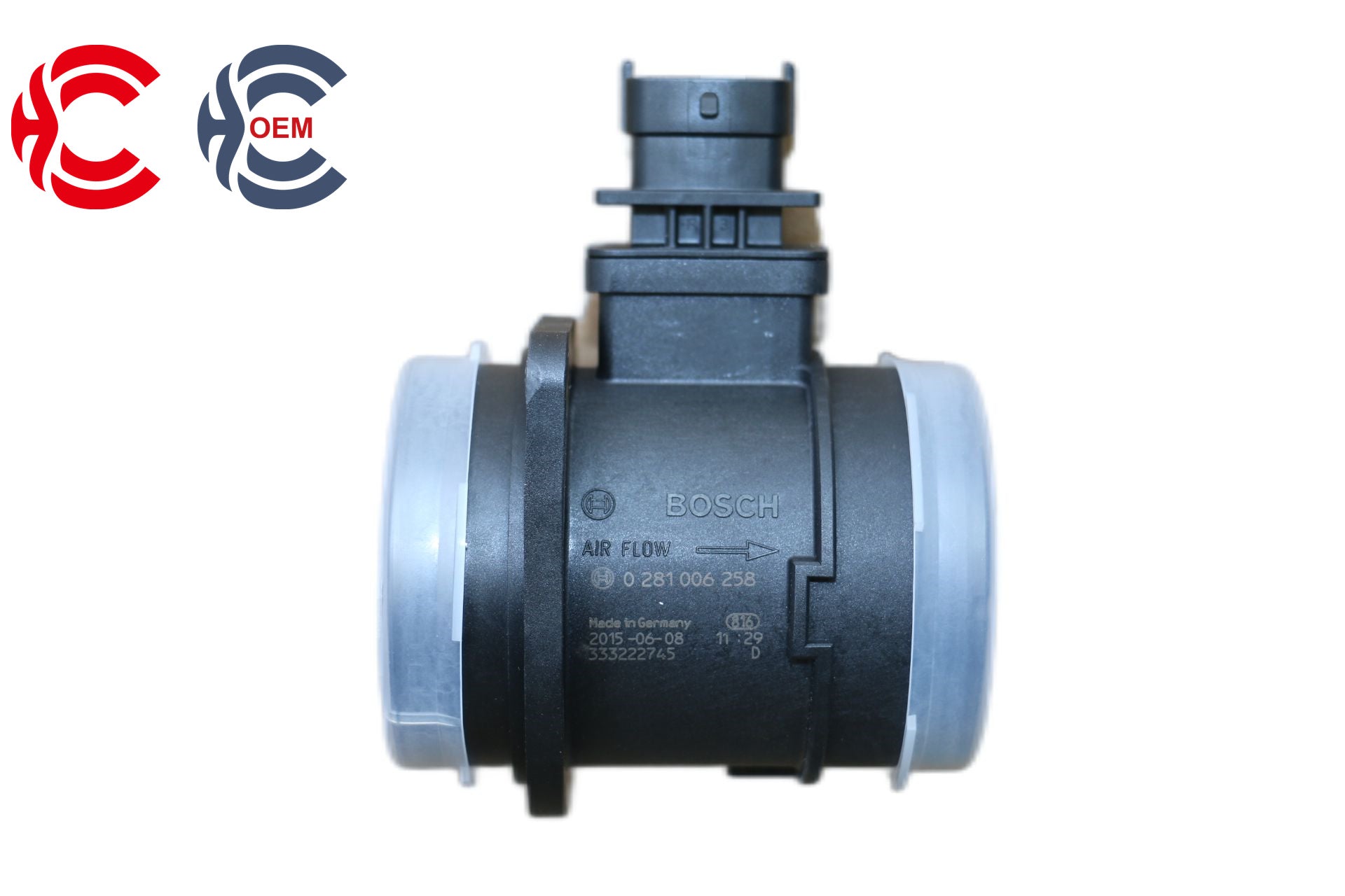 OEM: 0281006258Material: ABSColor: BlackOrigin: Made in ChinaWeight: 200gPacking List: 1* Air Flow Sensor Sensor More ServiceWe can provide OEM Manufacturing serviceWe can Be your one-step solution for Auto PartsWe can provide technical scheme for you Feel Free to Contact Us, We will get back to you as soon as possible.
