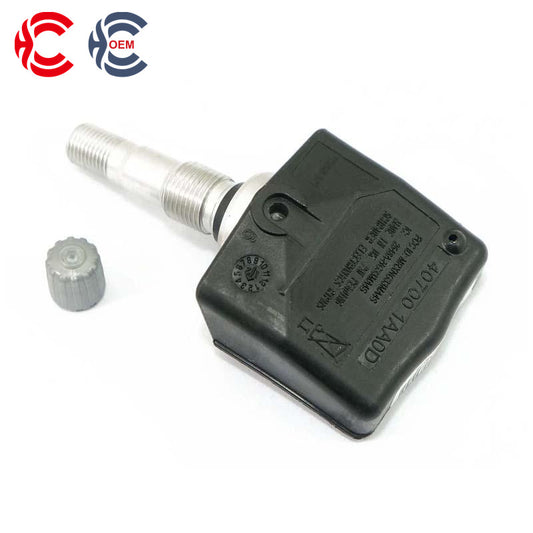OEM: 407001AA0D 40700-1AA0DMaterial: ABS MetalColor: Black SilverOrigin: Made in ChinaWeight: 200gPacking List: 1* Tire Pressure Monitoring System TPMS Sensor More ServiceWe can provide OEM Manufacturing serviceWe can Be your one-step solution for Auto PartsWe can provide technical scheme for you Feel Free to Contact Us, We will get back to you as soon as possible.