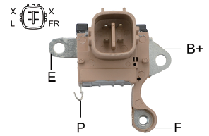 OEM: 330-140 03-091 126600-3080 11062 VR-H2005-152 IN6308Material: ABS MetalColor: Black SilverOrigin: Made in China, OEM for BOSCH, DENSO, BorgWarner, Valeo.Weight: 200gPacking List: 100* Voltage Regulator More ServiceWe can provide OEM Manufacturing serviceWe can Be your one-step solution for Auto PartsWe can provide technical scheme for you Feel Free to Contact Us, We will get back to you as soon as possible.