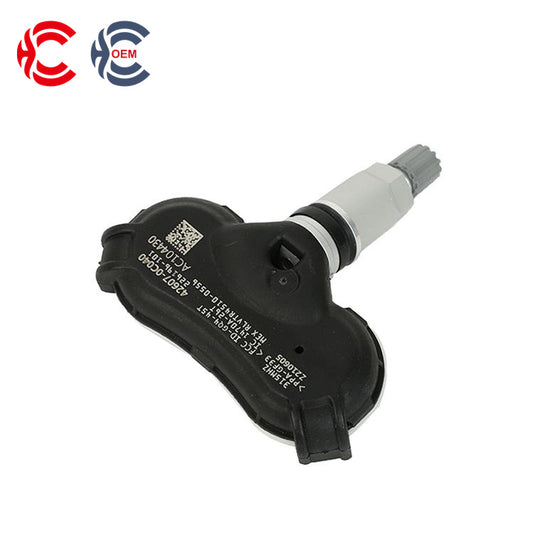 OEM: 42607-0C040Material: ABS MetalColor: Black SilverOrigin: Made in ChinaWeight: 200gPacking List: 1* Tire Pressure Monitoring System TPMS Sensor More ServiceWe can provide OEM Manufacturing serviceWe can Be your one-step solution for Auto PartsWe can provide technical scheme for you Feel Free to Contact Us, We will get back to you as soon as possible.