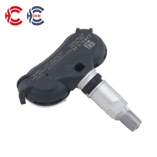 OEM: 42607-0C070Material: ABS MetalColor: Black SilverOrigin: Made in ChinaWeight: 200gPacking List: 1* Tire Pressure Monitoring System TPMS Sensor More ServiceWe can provide OEM Manufacturing serviceWe can Be your one-step solution for Auto PartsWe can provide technical scheme for you Feel Free to Contact Us, We will get back to you as soon as possible.