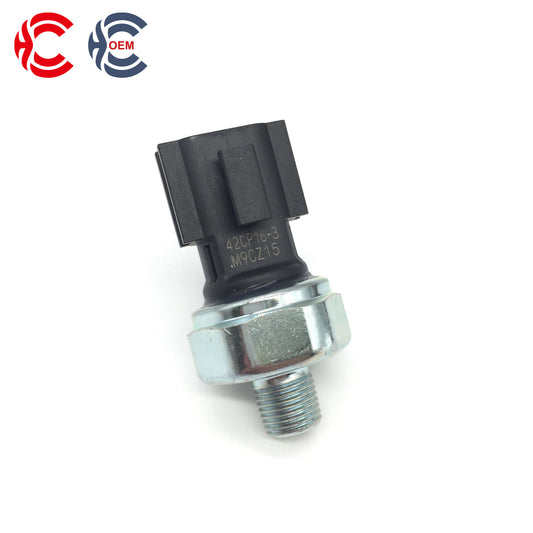 OEM: 42CP16-3Material: ABS MetalColor: Black SilverOrigin: Made in ChinaWeight: 50gPacking List: 1* Oil Pressure Sensor More ServiceWe can provide OEM Manufacturing serviceWe can Be your one-step solution for Auto PartsWe can provide technical scheme for you Feel Free to Contact Us, We will get back to you as soon as possible.