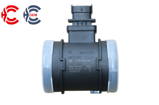 OEM: 0281006280Material: ABSColor: BlackOrigin: Made in ChinaWeight: 200gPacking List: 1* Air Flow Sensor Sensor More ServiceWe can provide OEM Manufacturing serviceWe can Be your one-step solution for Auto PartsWe can provide technical scheme for you Feel Free to Contact Us, We will get back to you as soon as possible.