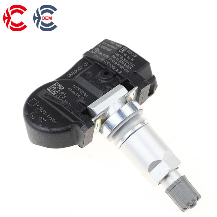 OEM: 52933-3V600Material: ABS MetalColor: Black SilverOrigin: Made in ChinaWeight: 200gPacking List: 1* Tire Pressure Monitoring System TPMS Sensor More ServiceWe can provide OEM Manufacturing serviceWe can Be your one-step solution for Auto PartsWe can provide technical scheme for you Feel Free to Contact Us, We will get back to you as soon as possible.