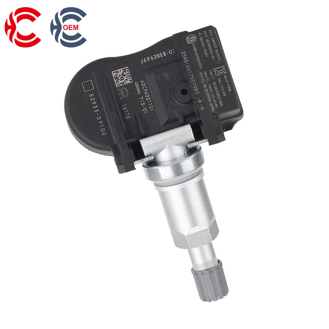 OEM: 52933-D9100Material: ABS MetalColor: Black SilverOrigin: Made in ChinaWeight: 200gPacking List: 1* Tire Pressure Monitoring System TPMS Sensor More ServiceWe can provide OEM Manufacturing serviceWe can Be your one-step solution for Auto PartsWe can provide technical scheme for you Feel Free to Contact Us, We will get back to you as soon as possible.