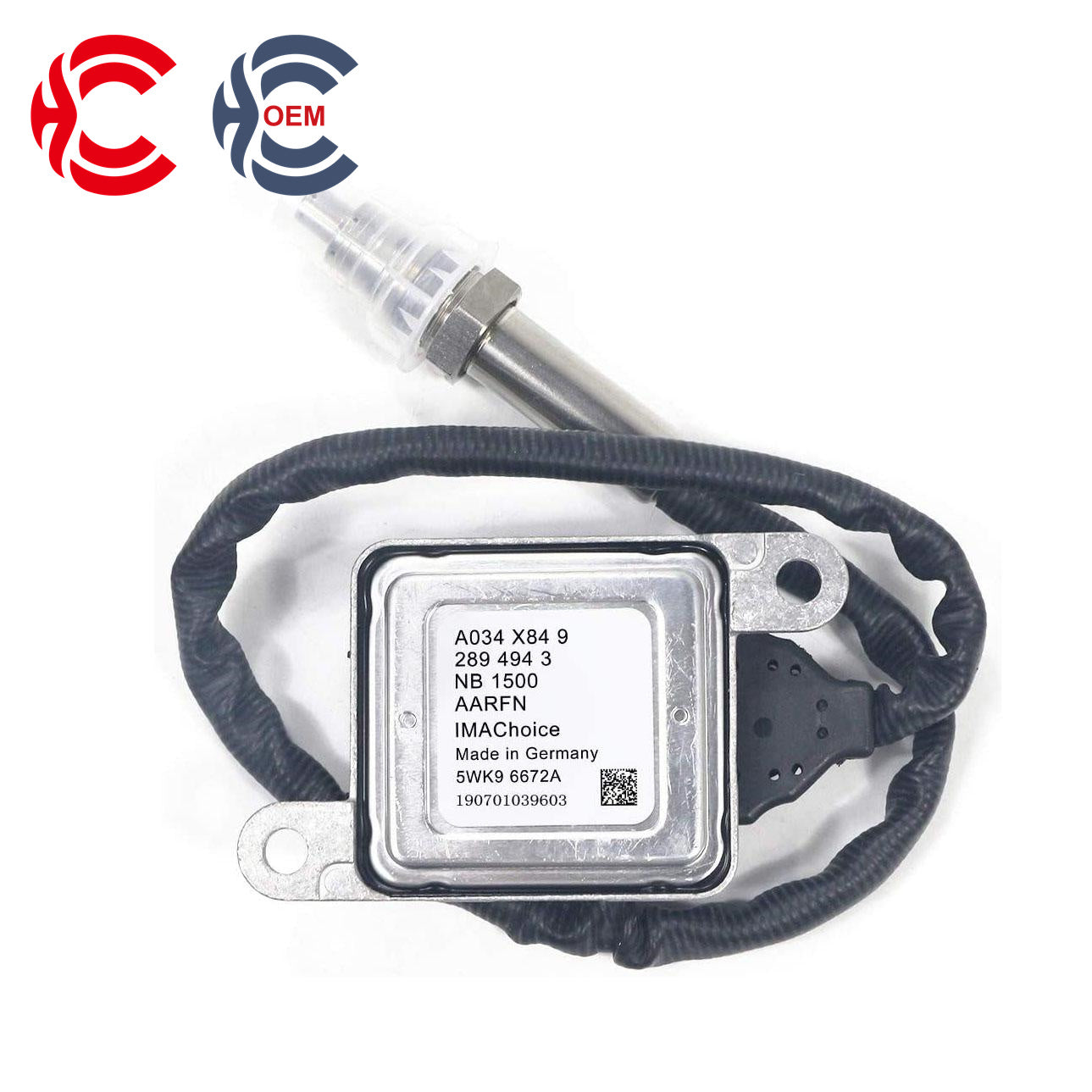 OEM: 5WK9 6672A 2894943Material: ABS metalColor: black silverOrigin: Made in ChinaWeight: 400gPacking List: 1* Nitrogen oxide sensor NOx More ServiceWe can provide OEM Manufacturing serviceWe can Be your one-step solution for Auto PartsWe can provide technical scheme for you Feel Free to Contact Us, We will get back to you as soon as possible.