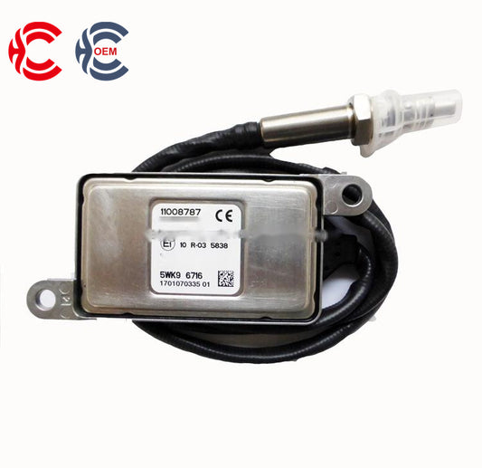 OEM: 5WK9 6716 11008787Material: ABS metalColor: black silverOrigin: Made in ChinaWeight: 400gPacking List: 1* Nitrogen oxide sensor NOx More ServiceWe can provide OEM Manufacturing serviceWe can Be your one-step solution for Auto PartsWe can provide technical scheme for you Feel Free to Contact Us, We will get back to you as soon as possible.