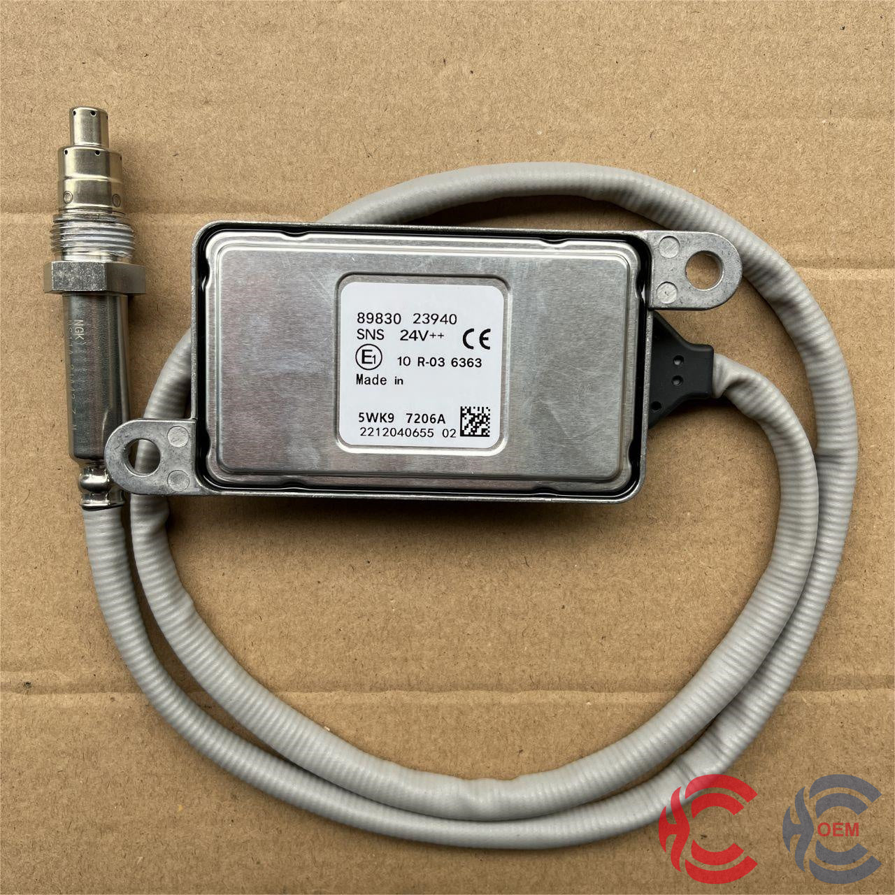 OEM: 5WK9 7206A 89830-23940 Material: ABS metal Color: black silver Origin: Made in China Weight: 400g Packing List: 1*  Nitrogen oxide sensor NOx  More Service We can provide OEM Manufacturing service We can Be your one-step solution for Auto Parts We can provide technical scheme for you  Feel Free to Contact Us, We will get back to you as soon as possible.