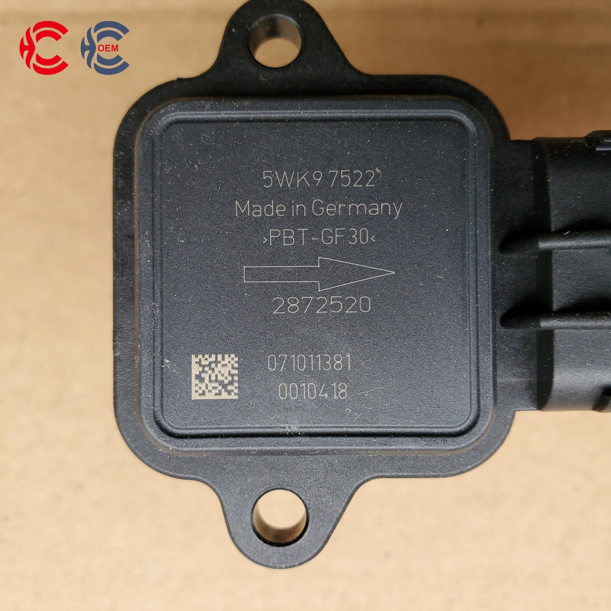OEM: 5WK9 7522 2872520Material: ABSColor: BlackOrigin: Made in ChinaWeight: 200gPacking List: 1* Air Flow Sensor Sensor More ServiceWe can provide OEM Manufacturing serviceWe can Be your one-step solution for Auto PartsWe can provide technical scheme for you Feel Free to Contact Us, We will get back to you as soon as possible.