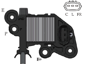 OEM: 344-BU0 0272220739Material: ABS MetalColor: Black SilverOrigin: Made in China, OEM for BOSCH, DENSO, BorgWarner, Valeo.Weight: 200gPacking List: 100* Voltage Regulator More ServiceWe can provide OEM Manufacturing serviceWe can Be your one-step solution for Auto PartsWe can provide technical scheme for you Feel Free to Contact Us, We will get back to you as soon as possible.