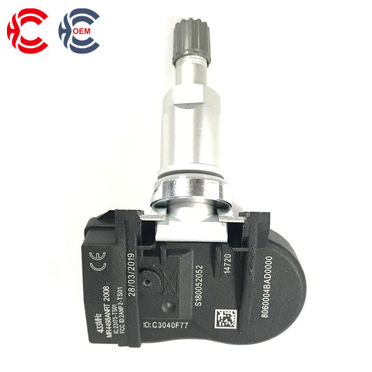 OEM: 8060004BAD0000Material: ABS MetalColor: Black SilverOrigin: Made in ChinaWeight: 200gPacking List: 1* Tire Pressure Monitoring System TPMS Sensor More ServiceWe can provide OEM Manufacturing serviceWe can Be your one-step solution for Auto PartsWe can provide technical scheme for you Feel Free to Contact Us, We will get back to you as soon as possible.
