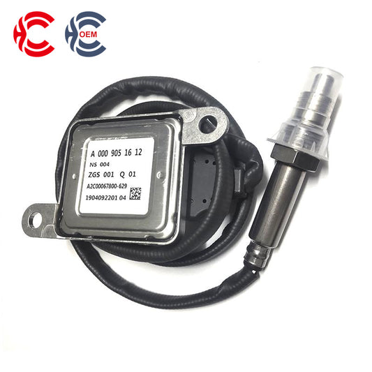 OEM: A0009051612Material: ABS metalColor: black silverOrigin: Made in ChinaWeight: 400gPacking List: 1* Nitrogen oxide sensor NOx More ServiceWe can provide OEM Manufacturing serviceWe can Be your one-step solution for Auto PartsWe can provide technical scheme for you Feel Free to Contact Us, We will get back to you as soon as possible.