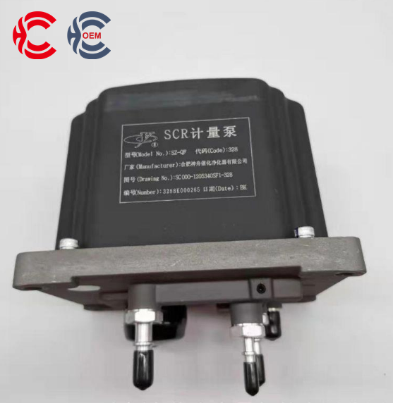 OEM: SC000-1205340SF1-328Material: ABS metalColor: black silverOrigin: Made in ChinaWeight: 1000gPacking List: 1* Adblue Pump More ServiceWe can provide OEM Manufacturing serviceWe can Be your one-step solution for Auto PartsWe can provide technical scheme for you Feel Free to Contact Us, We will get back to you as soon as possible.