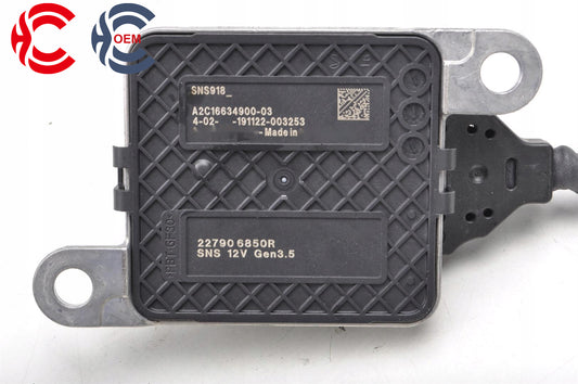 OEM: SNS 918 227906850RMaterial: ABS metalColor: black silverOrigin: Made in ChinaWeight: 400gPacking List: 1* Nitrogen oxide sensor NOx More ServiceWe can provide OEM Manufacturing serviceWe can Be your one-step solution for Auto PartsWe can provide technical scheme for you Feel Free to Contact Us, We will get back to you as soon as possible.