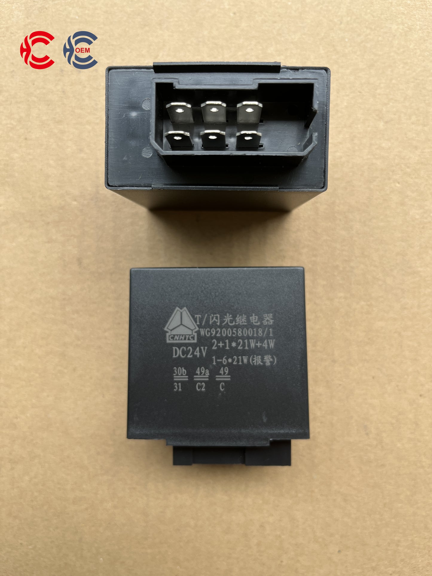 OEM: WG9200580018Material: ABS Color: black redOrigin: Made in ChinaWeight: 50gPacking List: 1* Flash Relay More ServiceWe can provide OEM Manufacturing serviceWe can Be your one-step solution for Auto PartsWe can provide technical scheme for you Feel Free to Contact Us, We will get back to you as soon as possible.